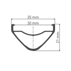 DT Swiss HX 1700 Spline LS - Endubikes 7 DT Swiss HX 1700 Spline LS - Endubikes -Tienda De Bicicletas DT Swiss HX 1700 Spline LS perfil