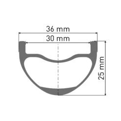 DT Swiss HXC 1501 Spline One LS!! -Tienda De Bicicletas DT Swiss HXC 1501 Spline One LS perfil