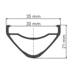 Ruedas A La Carta Custom Wheels Ebike DT Swiss HX Con Hope Pro 4 -Tienda De Bicicletas DT Swiss HX 531 Perfil 3